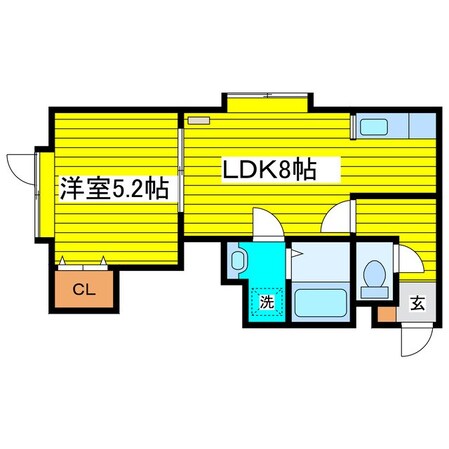 元町駅 徒歩3分 2階の物件間取画像